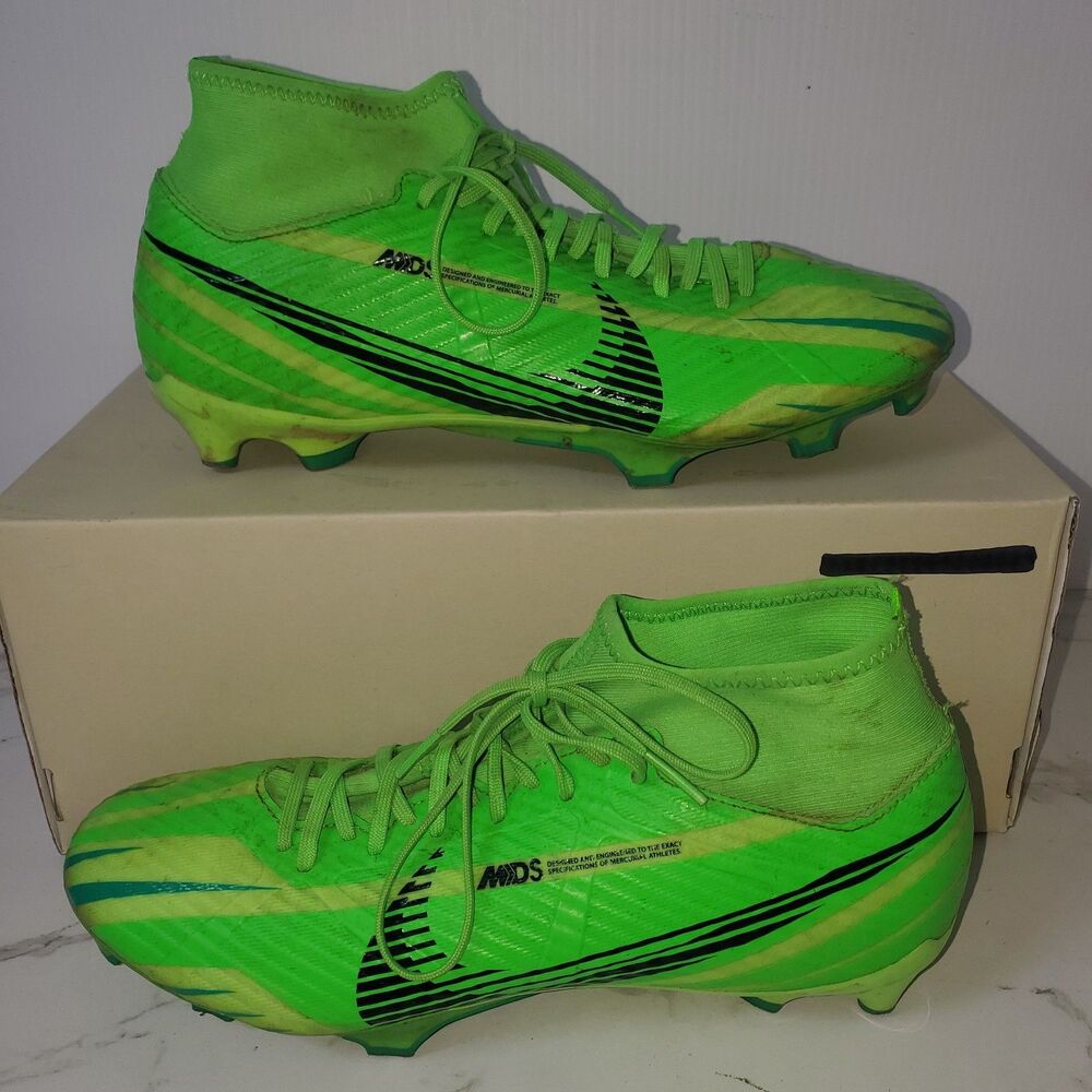 Nike Air Zoom Mercurial Superfly 9 Academy FG/MG Cleats Lime Green Men's 8